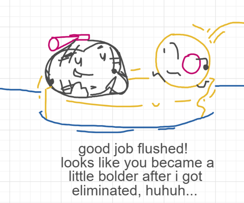 A panel from The Prime Number Few, episode eight of the Board Boards object show by Furretwalk/WalkingFurret.