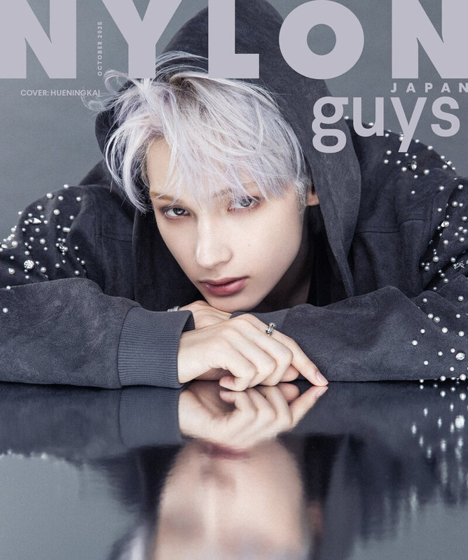 HUENING KAI for Nylon Japan guys October 2025 Issue documents 1