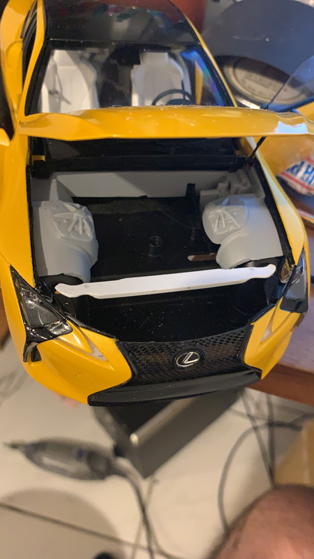 AUTO art 1/18 LC500 イエロー Lexus LC500 Yellow Metallic with Carbon Black Top 1/18 Model