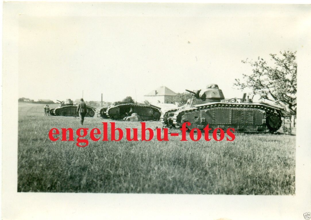 PANZER - Französische CHAR 1bis - 3 Char-panzer 