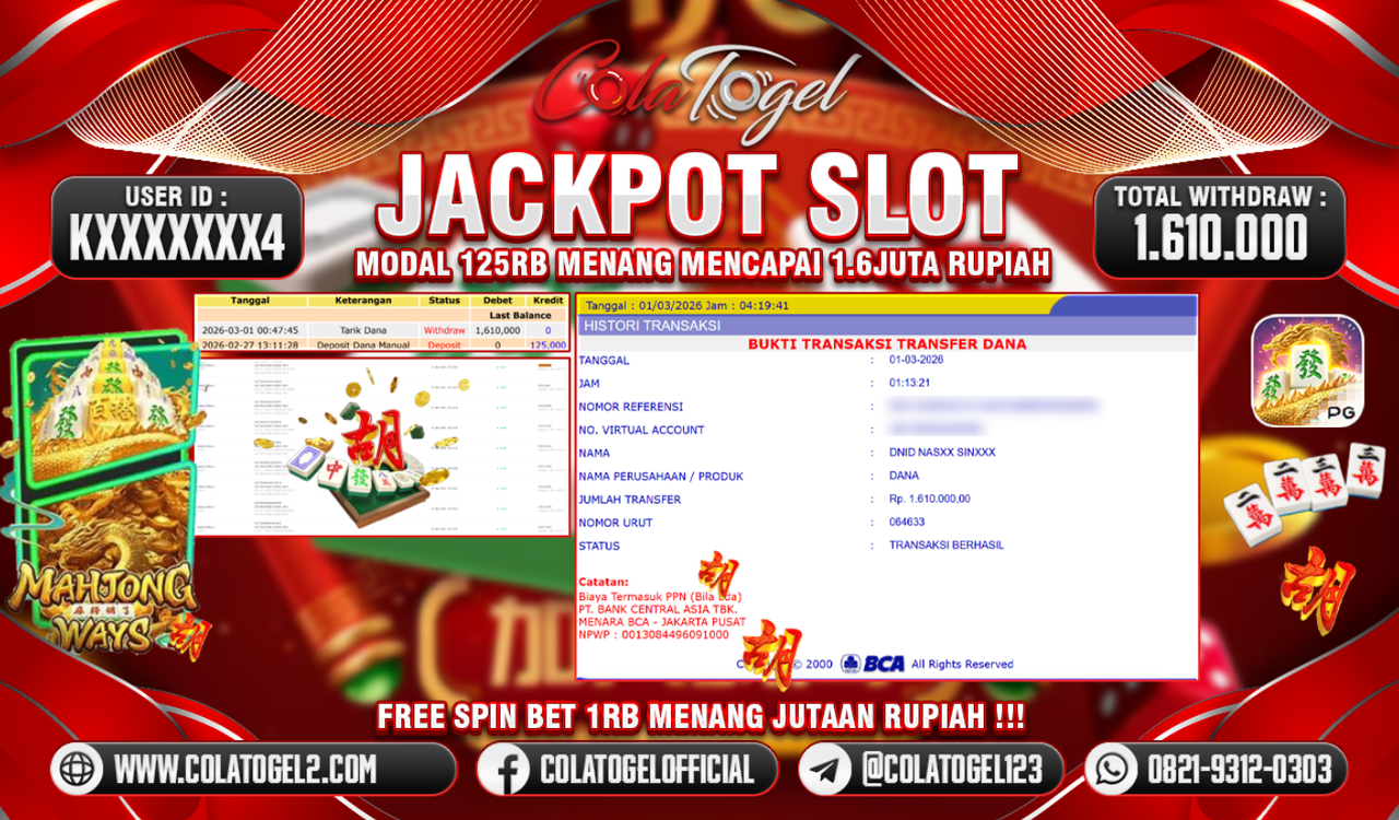 JACKPOT SLOT GACORR!!