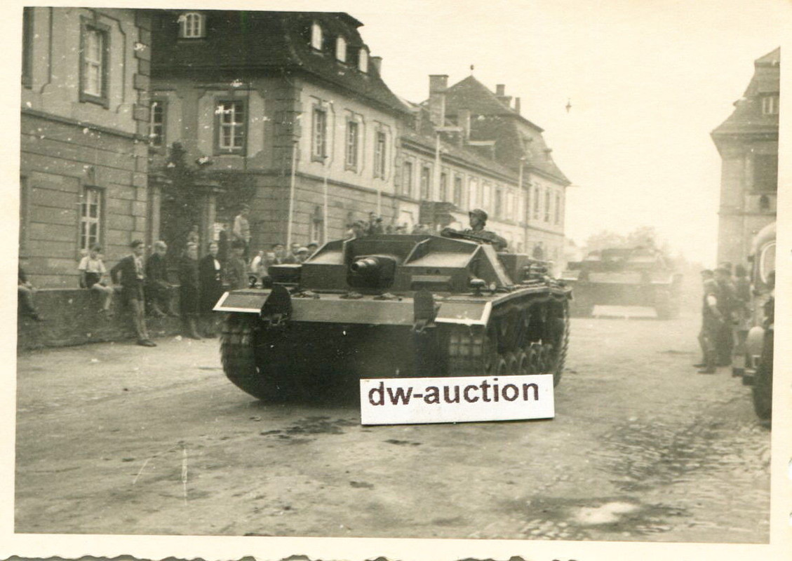 Sturmgeschütz Abt. 197 , Stug in Fahrt