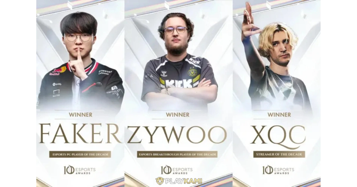 Player, Breakthrough Player & Streamer of decade
