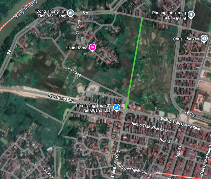 duong se mo o phuong bac giang bac ninh 08 Đường sẽ mở ở phường Bắc Giang, tỉnh Bắc Ninh