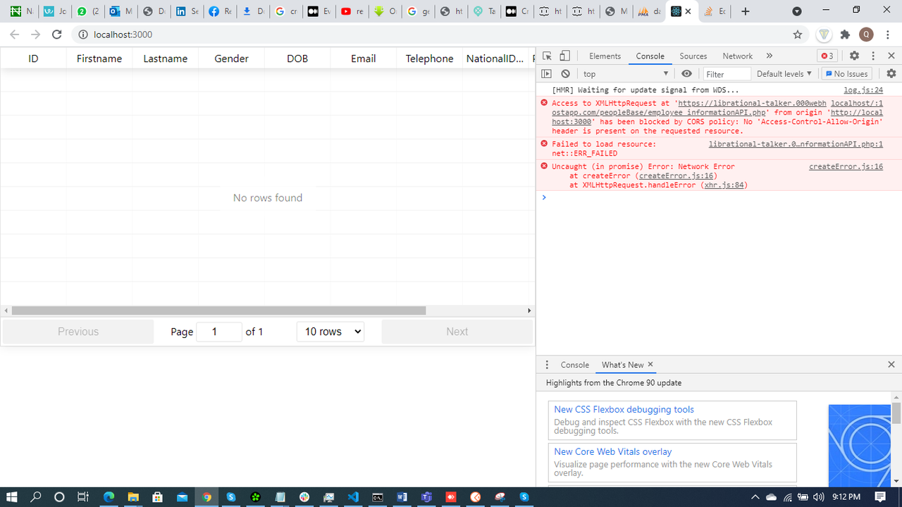 reactjs - Why is Json from API not rendering on the Table - Stack Overflow