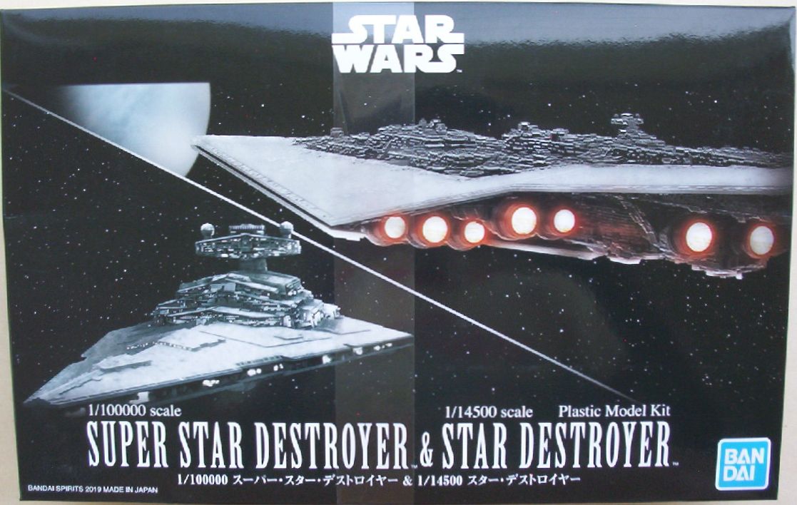 Bandai 100000 Super Star Destroyer & 14500 Star Destroyer