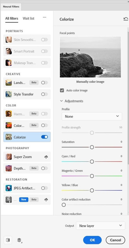 colorize-neural-filter