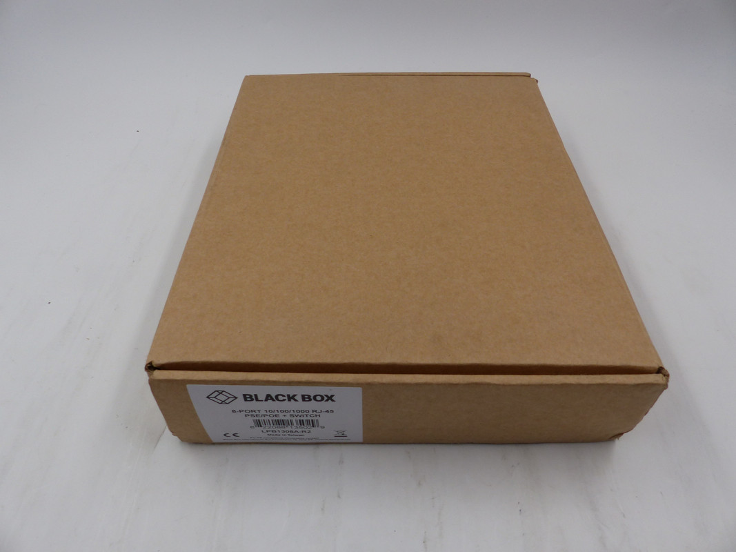 BLACK BOX LPB1308A-R2 LPB1300 SERIES GIGABIT ETHERNET POE+ SWITCH