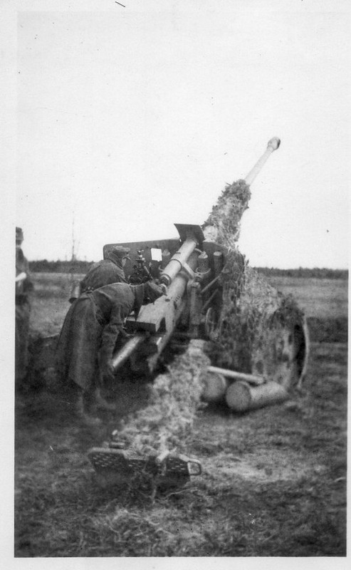 Pskow Brückenkopf 1944 Russland Ostfront Panzer Jäger 8,8cm PaK 43