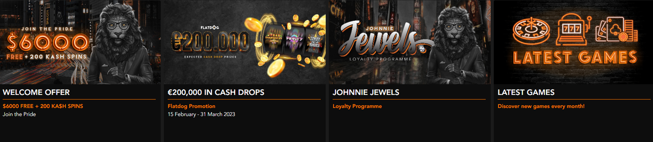 King Johnnie Casino Promotions