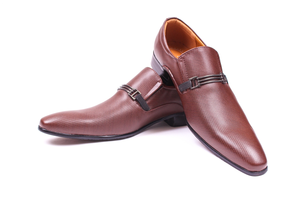 brown formal shoes
