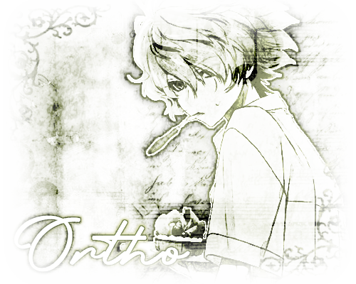 graphic. reads "Ortho". do not use or take inspo off this, Ortho is the only Takeru Sasazuka!