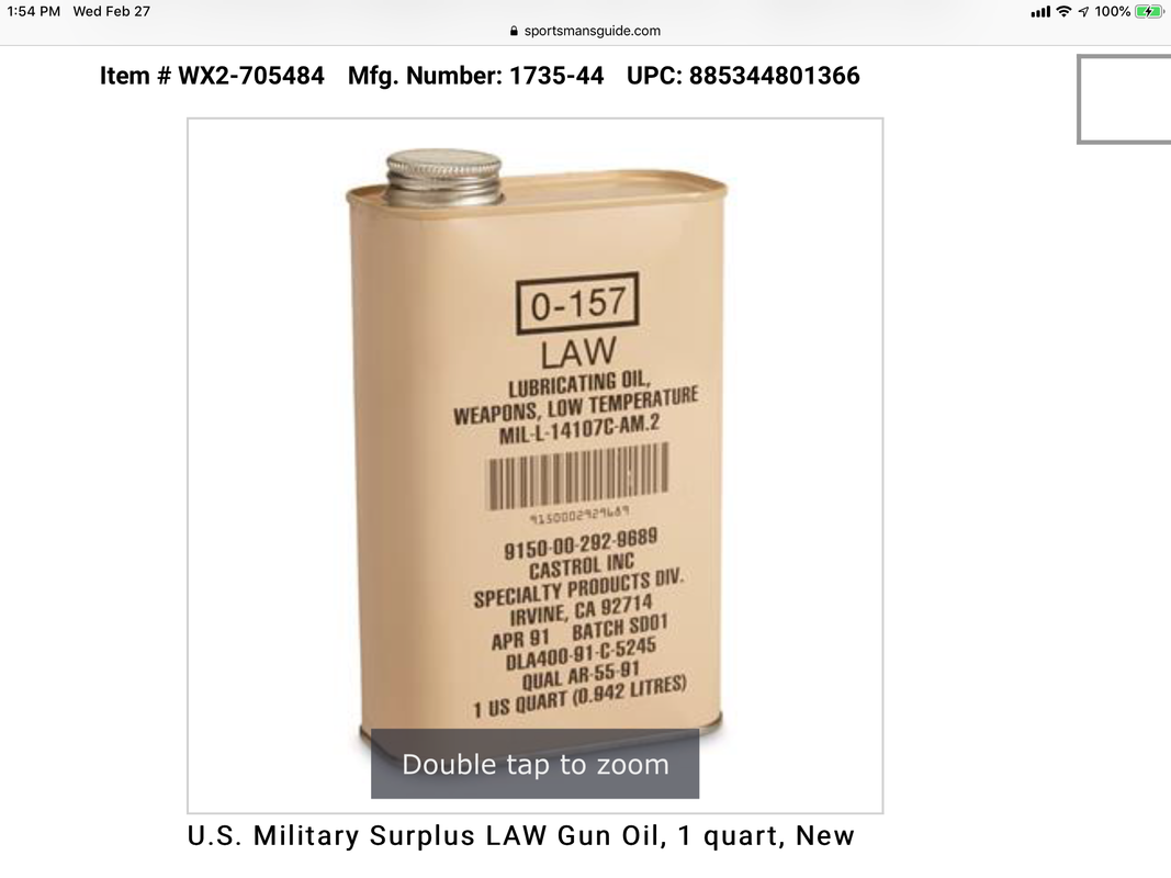 Extreme Cold Gun Lubrication... SIG Talk