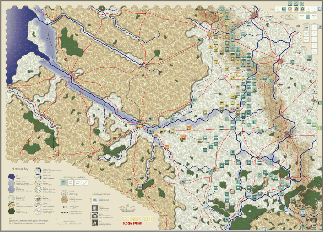 Somme 1918Map