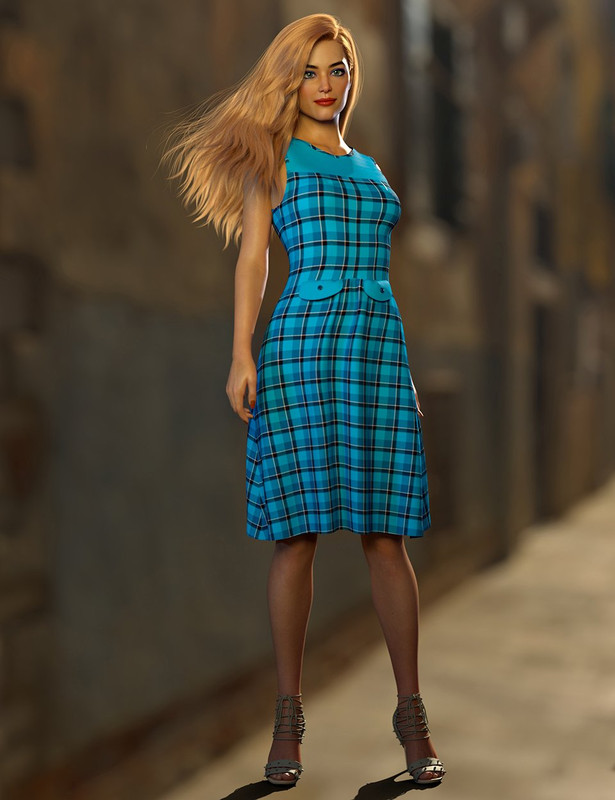 dForce Diana Dress for Genesis 8 Female(s)