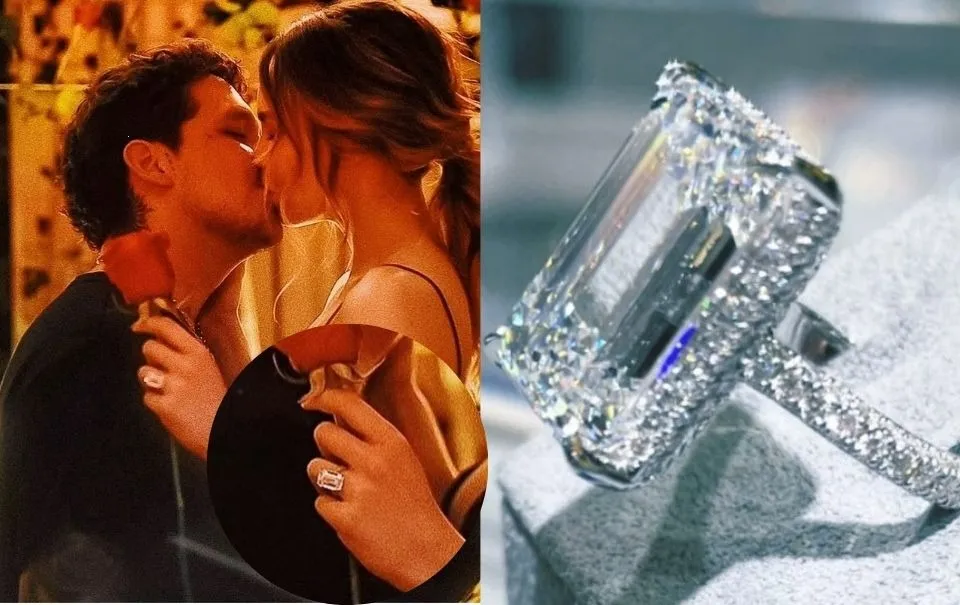 Confirman que el anillo que Christian Nodal le dio a Belinda era FALSO