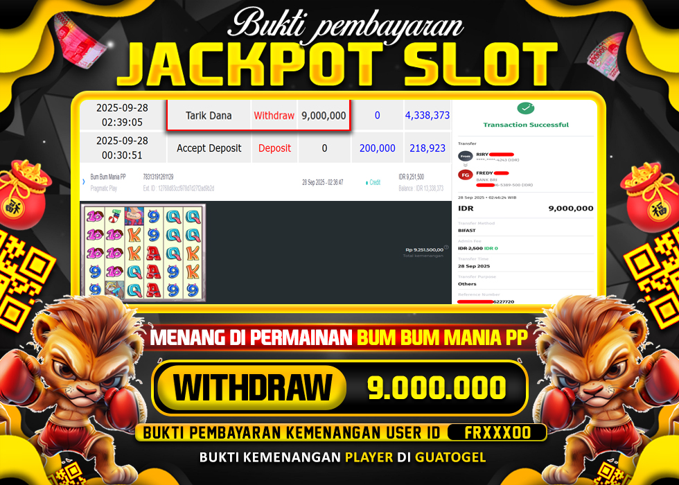BUKTI JACKPOT LUNAS GUATOGEL
