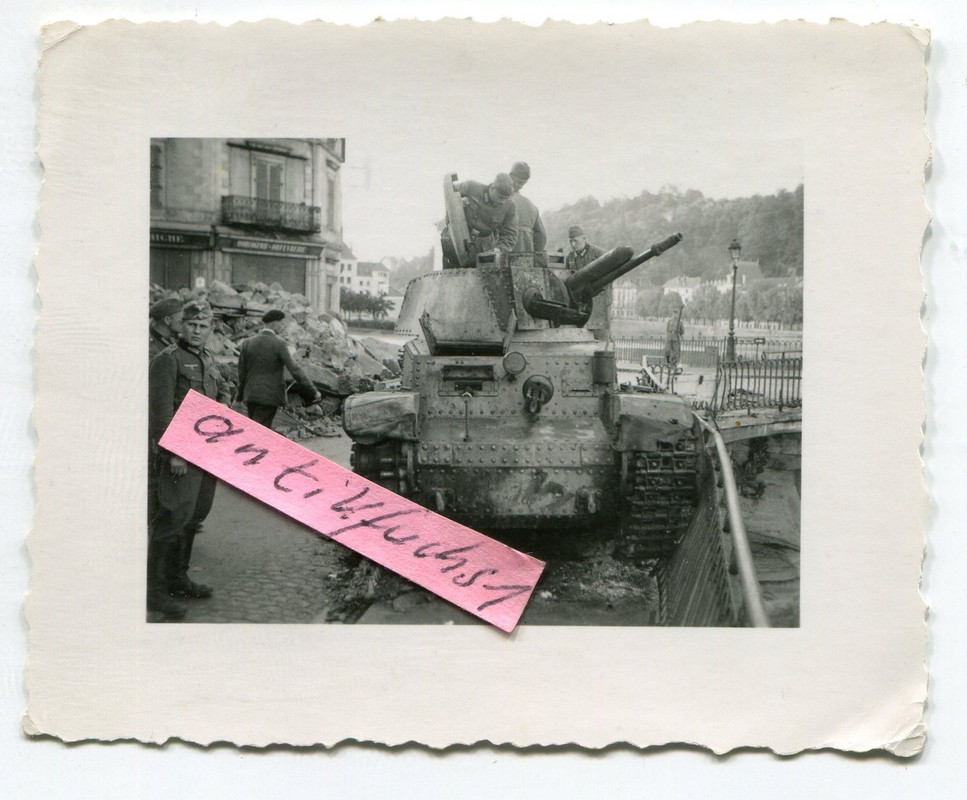 verl. Deut. Panzer vom Panzer Rgt.1 in Épinal in