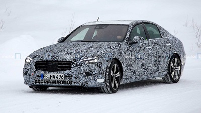 Futura W206 em testes na Europa 2022-mercedes-c-class-sedan-spy-photo-3