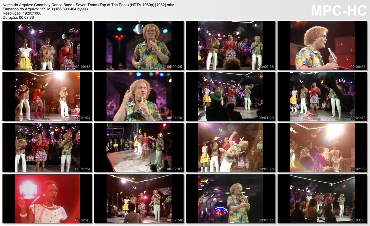 Goombay Dance Band - Seven Tears (Top of The Pops) (HDTV 1080p) [25.03.1982]