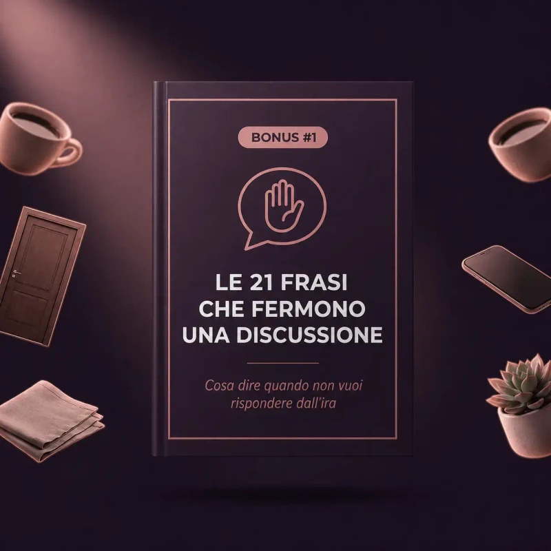 Bonus 1: Le 21 frasi che fermano una discussione prima che ti travolga