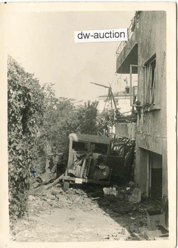 Kreta , Fallschirmjäger Kampfraum , zerstörtes F