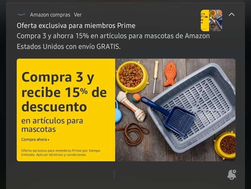 Amazon: Compra 3 y ahorra 15% en Mascotas 