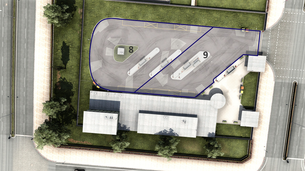 Busbahnhof 8, 9