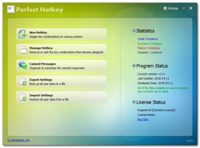 Perfect Hotkey 2.44 Multilingual Portable