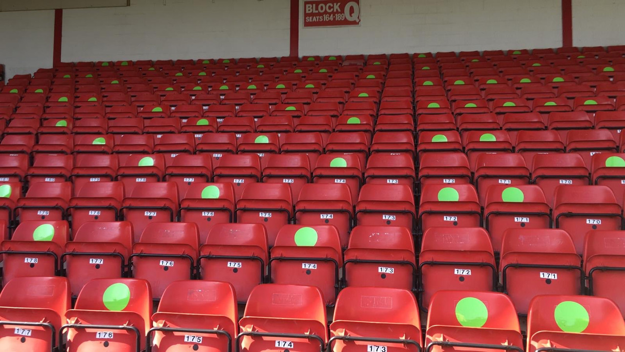 Banks's Stadium deep clean underway.