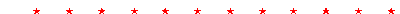 red stars