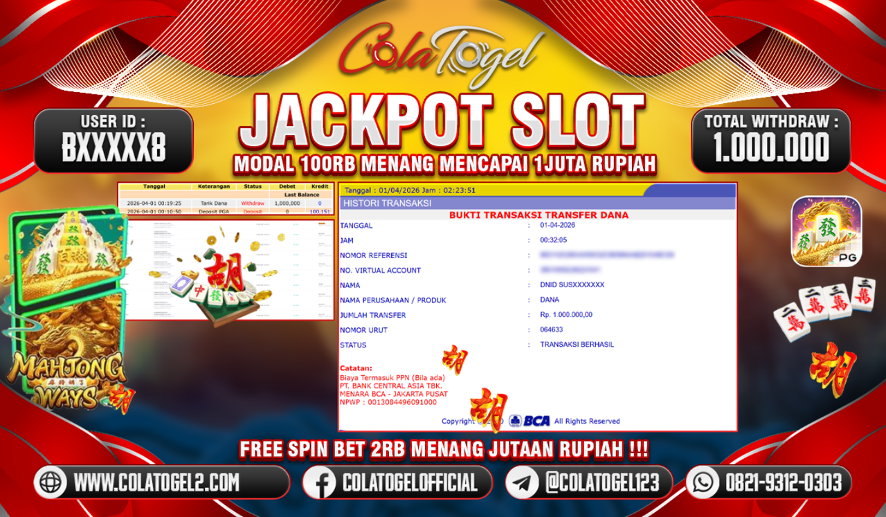 JACKPOT SLOT GACORR!!