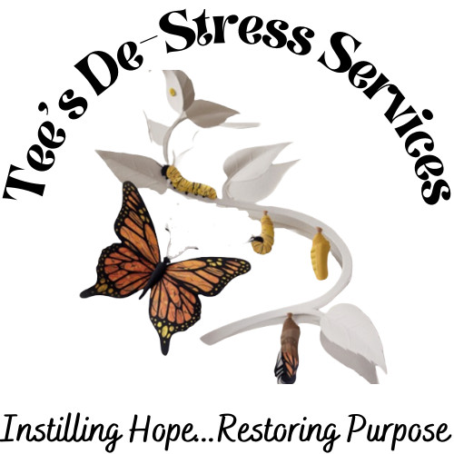 Tee's De-stress Services Logo