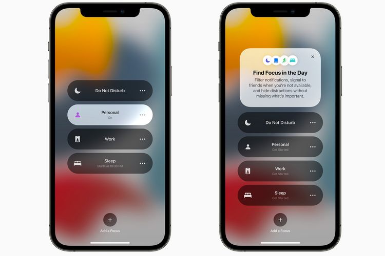 Focus Mode di iOS 15.