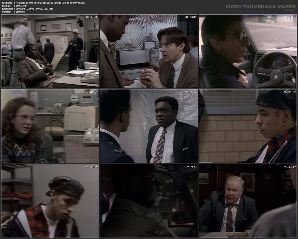 Homicide Life On The Street S01e08 Smoke Gets In Your Eyes.mkv