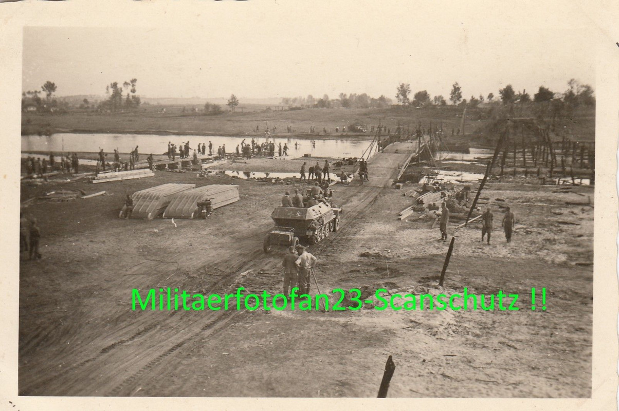 Vormarsch 7.Pz.Div.in Rußland Pionier Pontons Fl