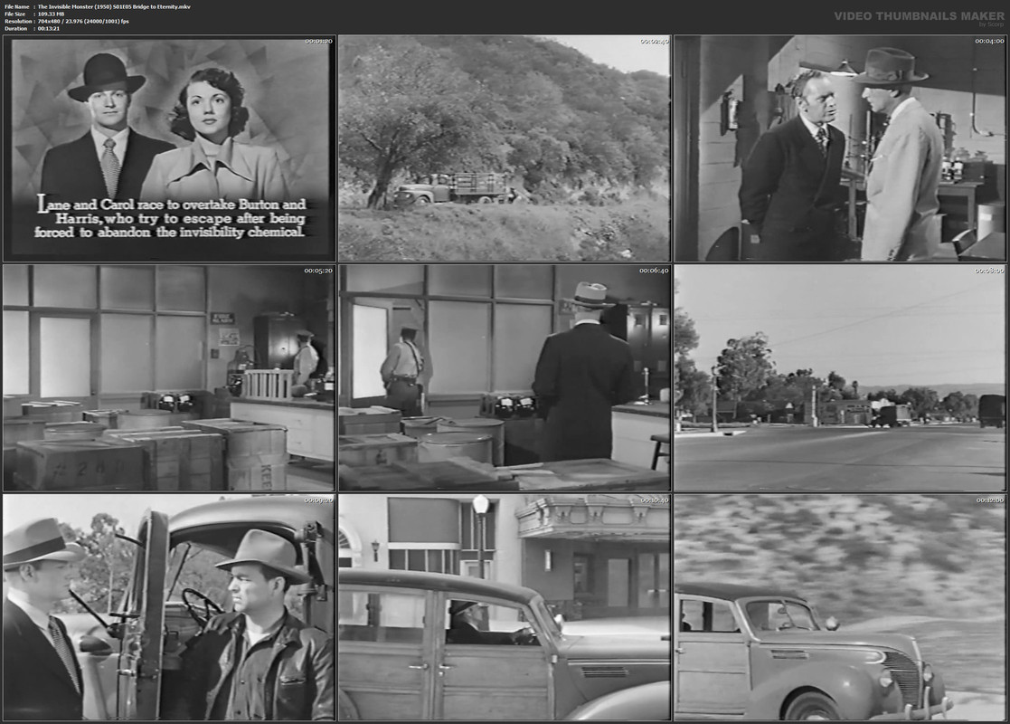 The Invisible Monster (1950) S01E05 Bridge to Eternity.mkv