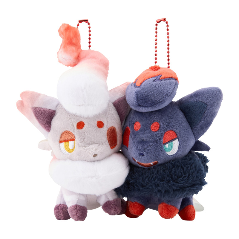 Zorua Parallel Pairs Two-Plush Key Chain