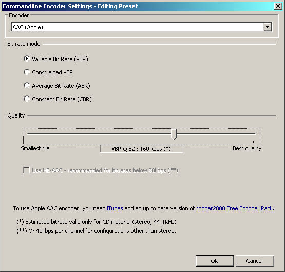 Best AAC encoder with tag support - Doom9's Forum