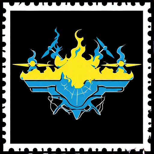 Postal-stamp-style-art-of-a-fl-52
