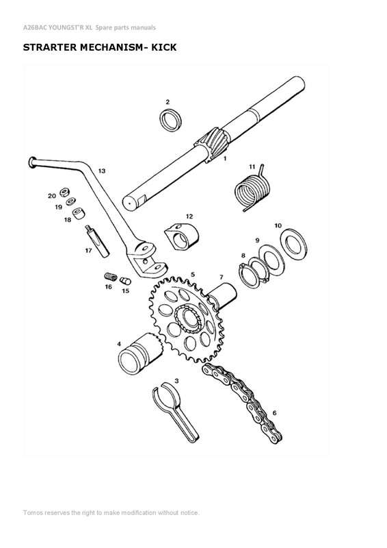 TOMOS-A26BAC-YOUNGSTR-XL-Spare-parts-manual-page-012
