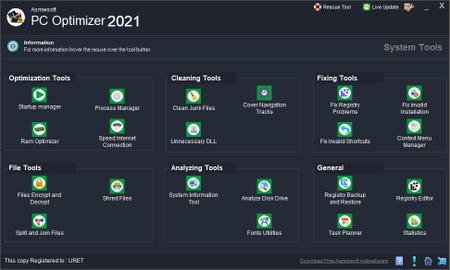 Asmwsoft PC Optimizer 2021 v12.40.3221