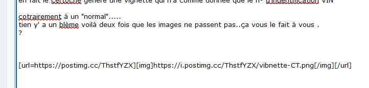 presence formule post image sur forum