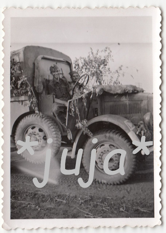 Original-Foto, Ungarische Rába 38M Botond LKW