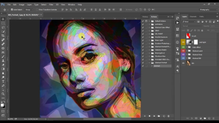 Abstract Portraiture with Photoshop and After Effects