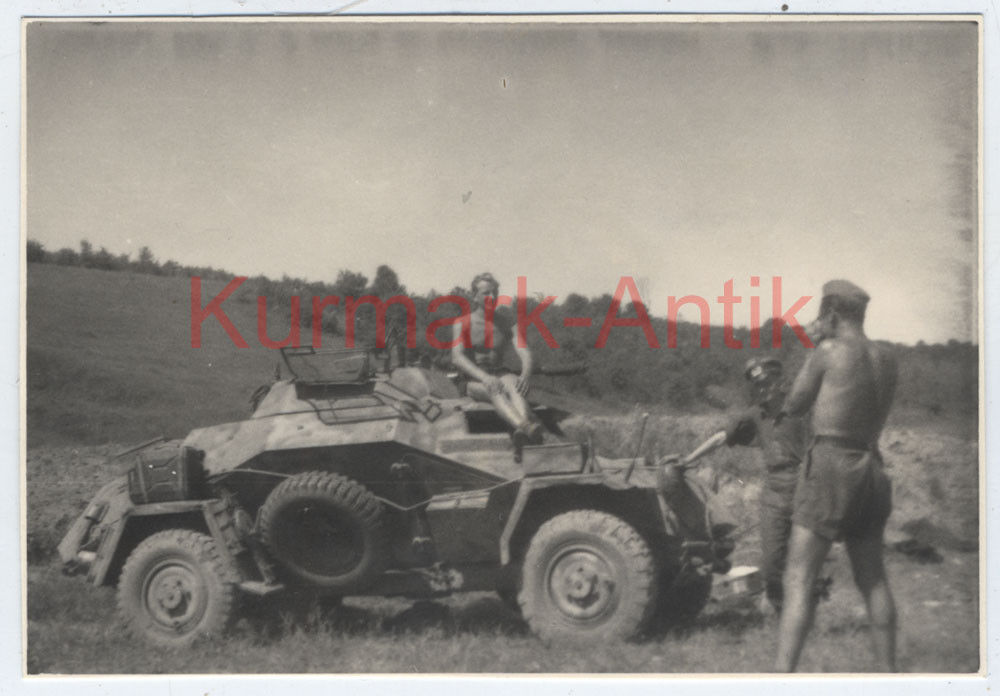 Foto Wehrmacht Panzer Spähwagen 261 222 Ukraine Tscherkassy
