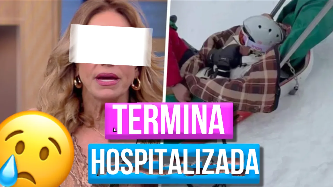 Conductora sufre brutal accidente en la nieve ¡termina en el hospital!: VIDEO