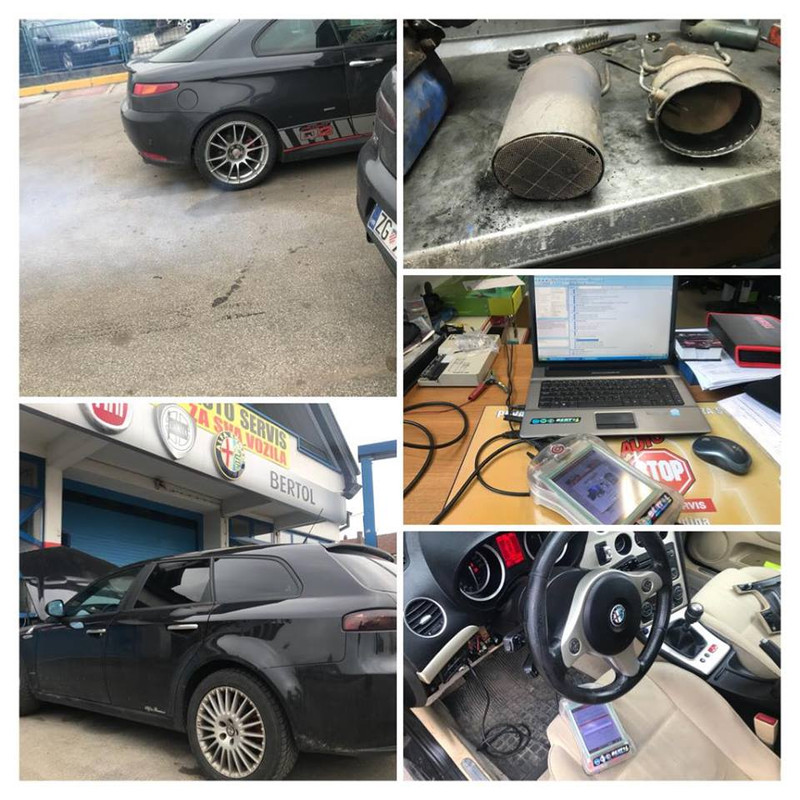 AR 159 1.9 16V EGR off, DPF cleaning, out, off ☺️