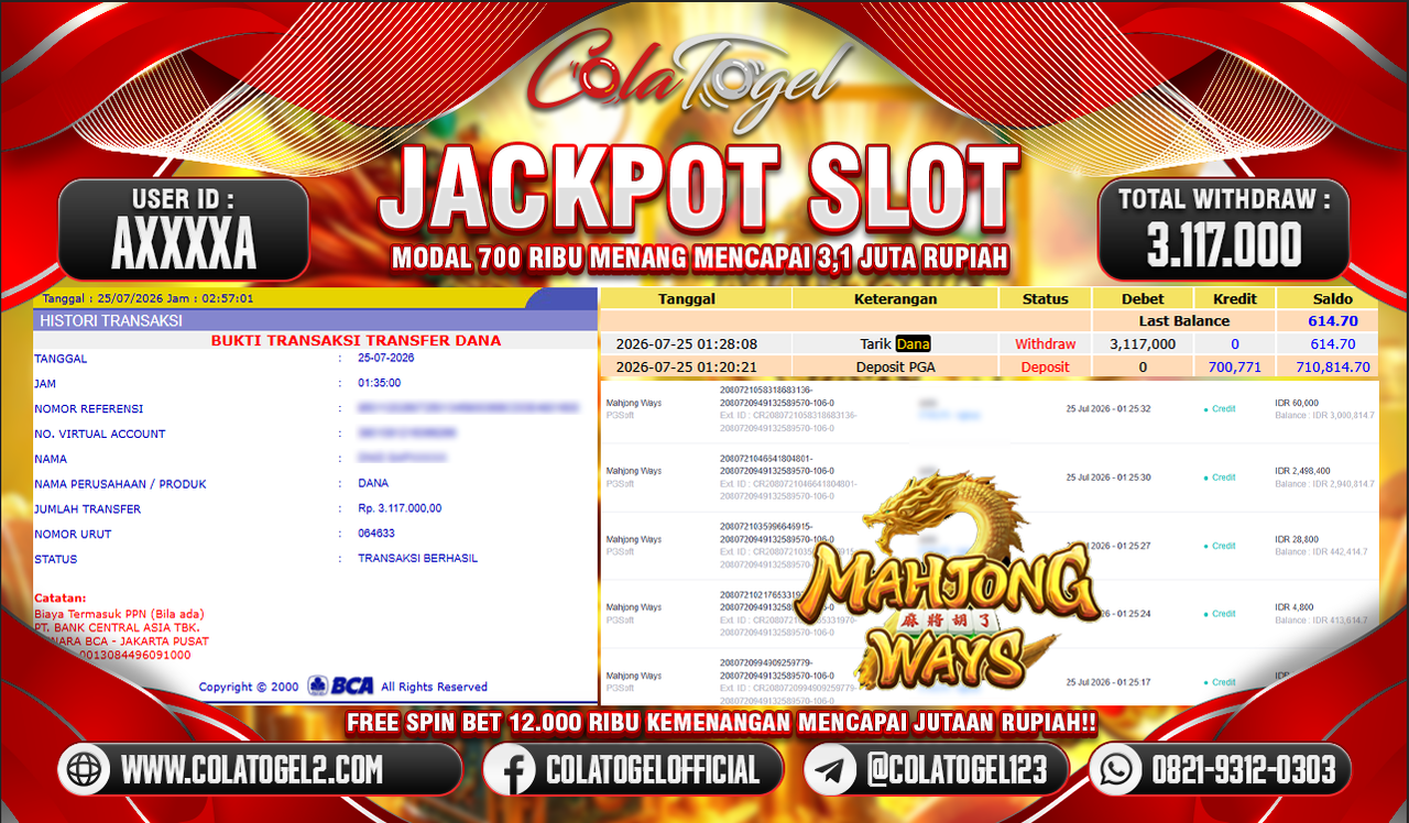 JACKPOT SLOT GACOR!!