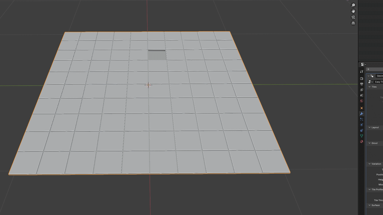 Procedural missing tiles on floors and walls